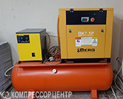 Винтовой компрессор "Berg" ВК-7,5P-500/8 для ООО "Новые Технологии"