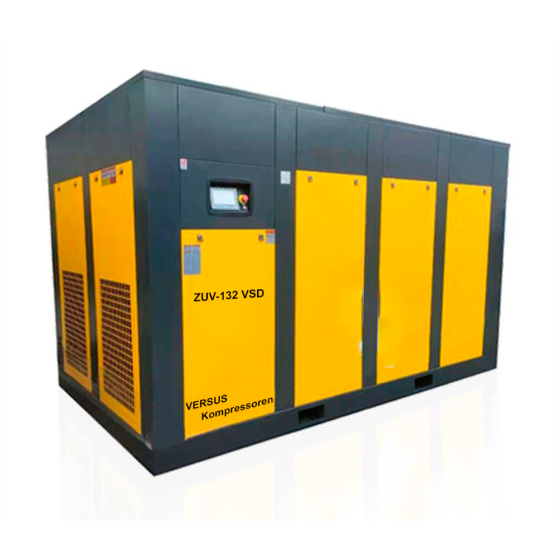 Винтовой компрессор ZUV – 132 VSD 10 бар прямой привод IP 54 F