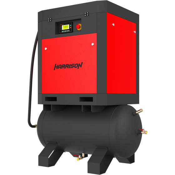 Винтовой компрессор с ременным приводом Harrison HRS-942100T3 - 10 бар (IP54)