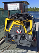 Винтовой компрессор "Comprag" DACS 3 (на шасси) для ООО "ЭталонСтрой"