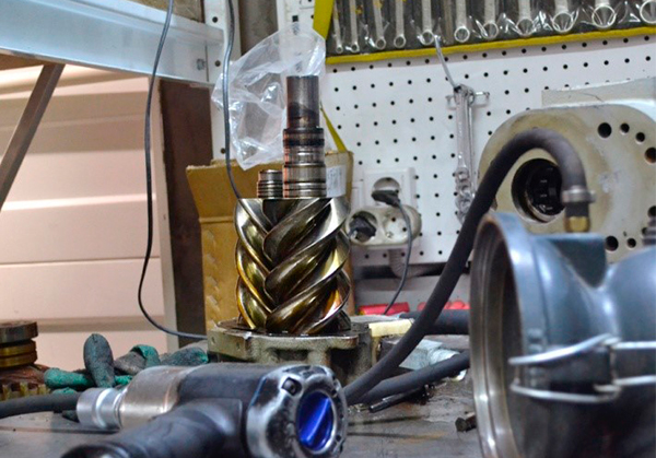 Ремонт винтовых блоков компрессоров