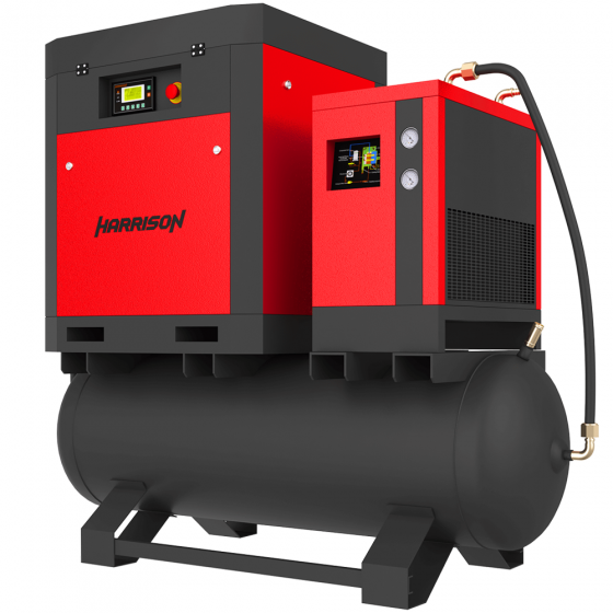 Винтовой компрессор с ременным приводом Harrison HRS-94531TD3 - 10 бар (IP54)