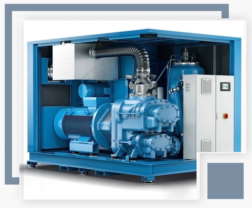 Принцип работы винтового компрессора